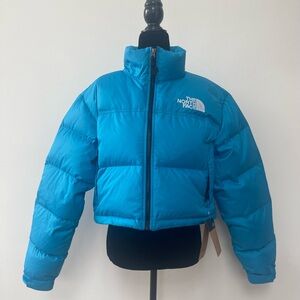 The North Face Cropped Puffer Jacket Size Medium